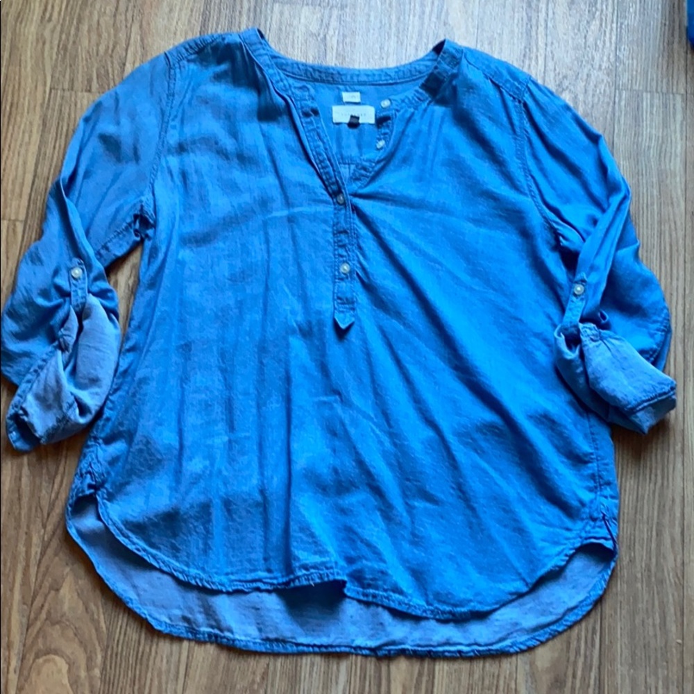 Loft | Chambray Top